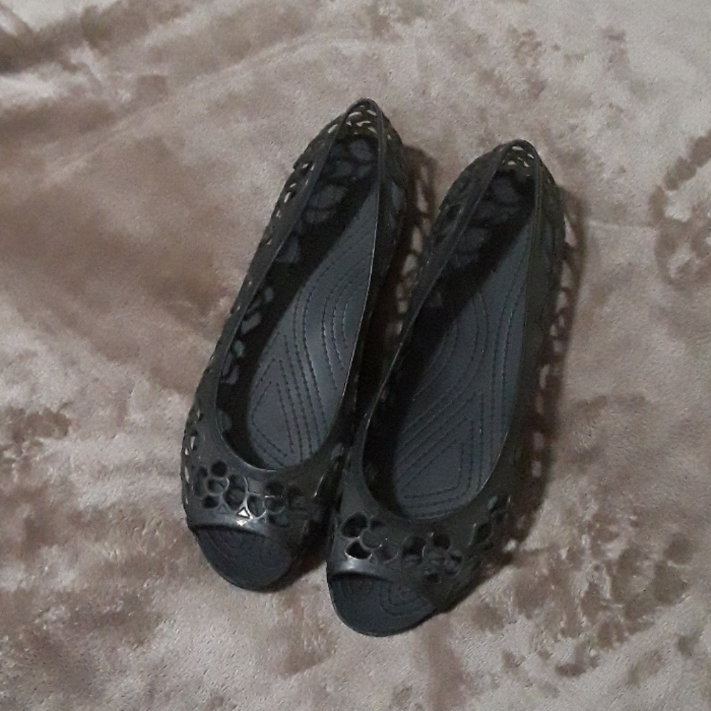 Black Crocs Sandals